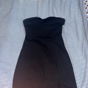 Black mini dress